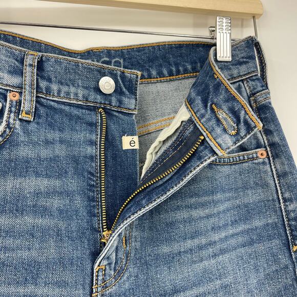 Etica | Twisted Seam Slim Split Hem Jeans Riverside Wash 26 - Picture 5 of 14